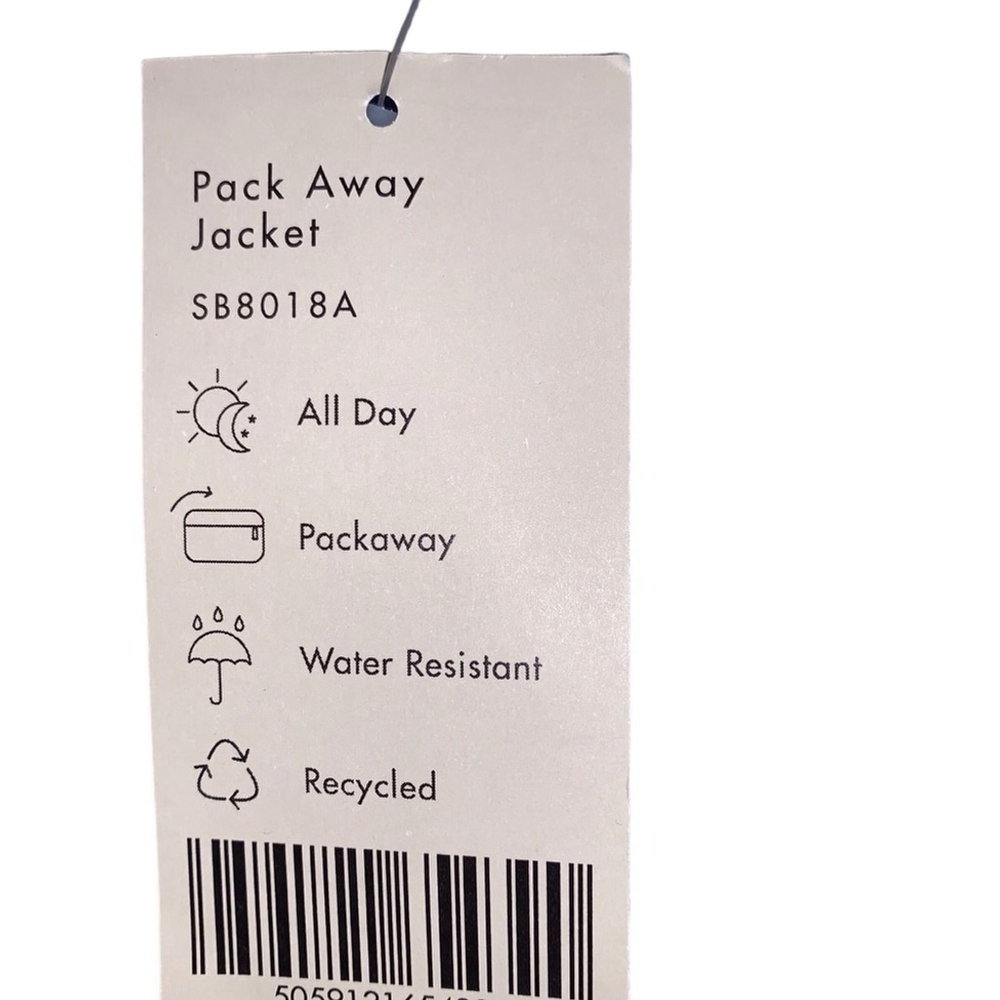Sweaty Betty pack away jacket with hood blue size xl - Picture 5 of 6
